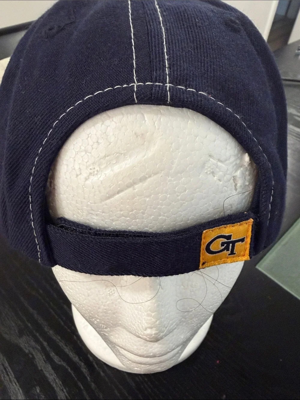 Georgia Tech Buzz adults Navy and Yellow Baseball Cap